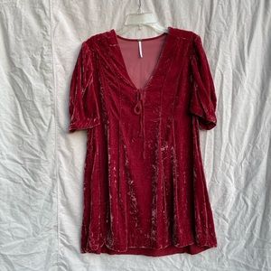 Free people velvet dress